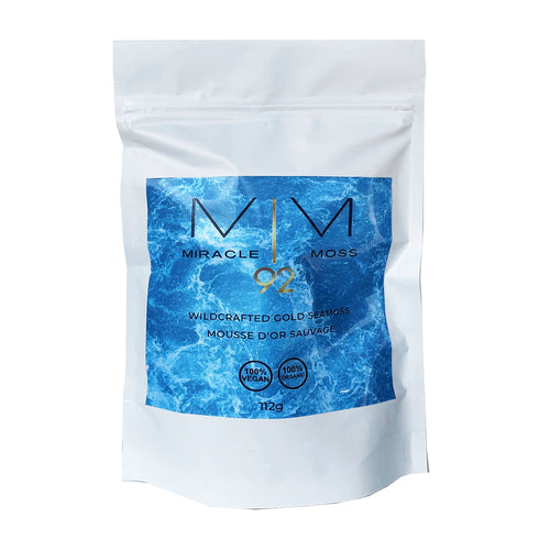 Miracle Moss 92 Gold Sea Moss, front of packet