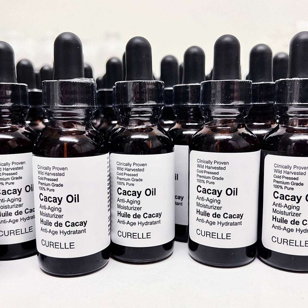 Curelle Cacay Oil, new packaging