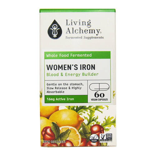 Living Alchemy Women's Iron, new package