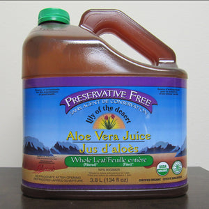 3.8L Preservative-Free Whole Leaf Aloe Vera Juice