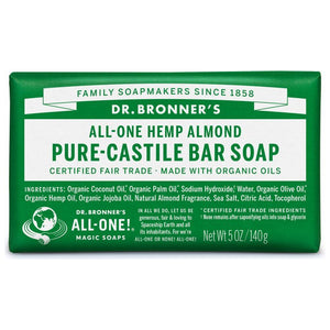 Dr. Bronner's - Hemp Pure-Castile Soap (Bars)