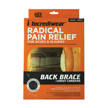 Package for Incrediwear Back Brace