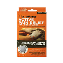 Package for Incrediwear Fingerless Circulation Plus Gloves