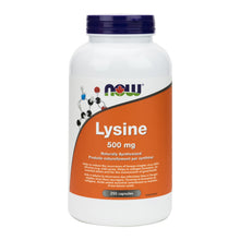 Bottle of 250 L-Lysine Capsules from NOW
