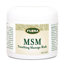 Jar of Flora MSM Soothing Massage Rub