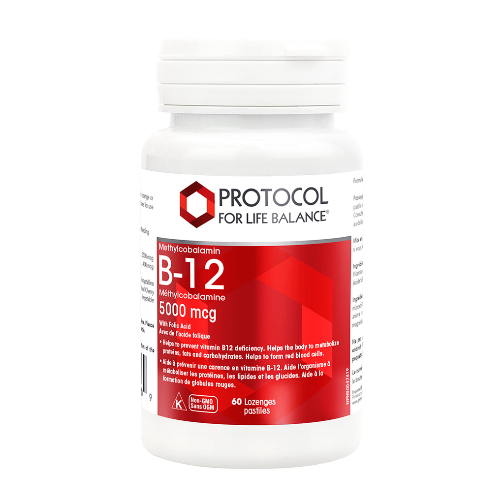 Methyl B-12 with Folic Acid, 5000mcg - 120 lozenges main image 0
