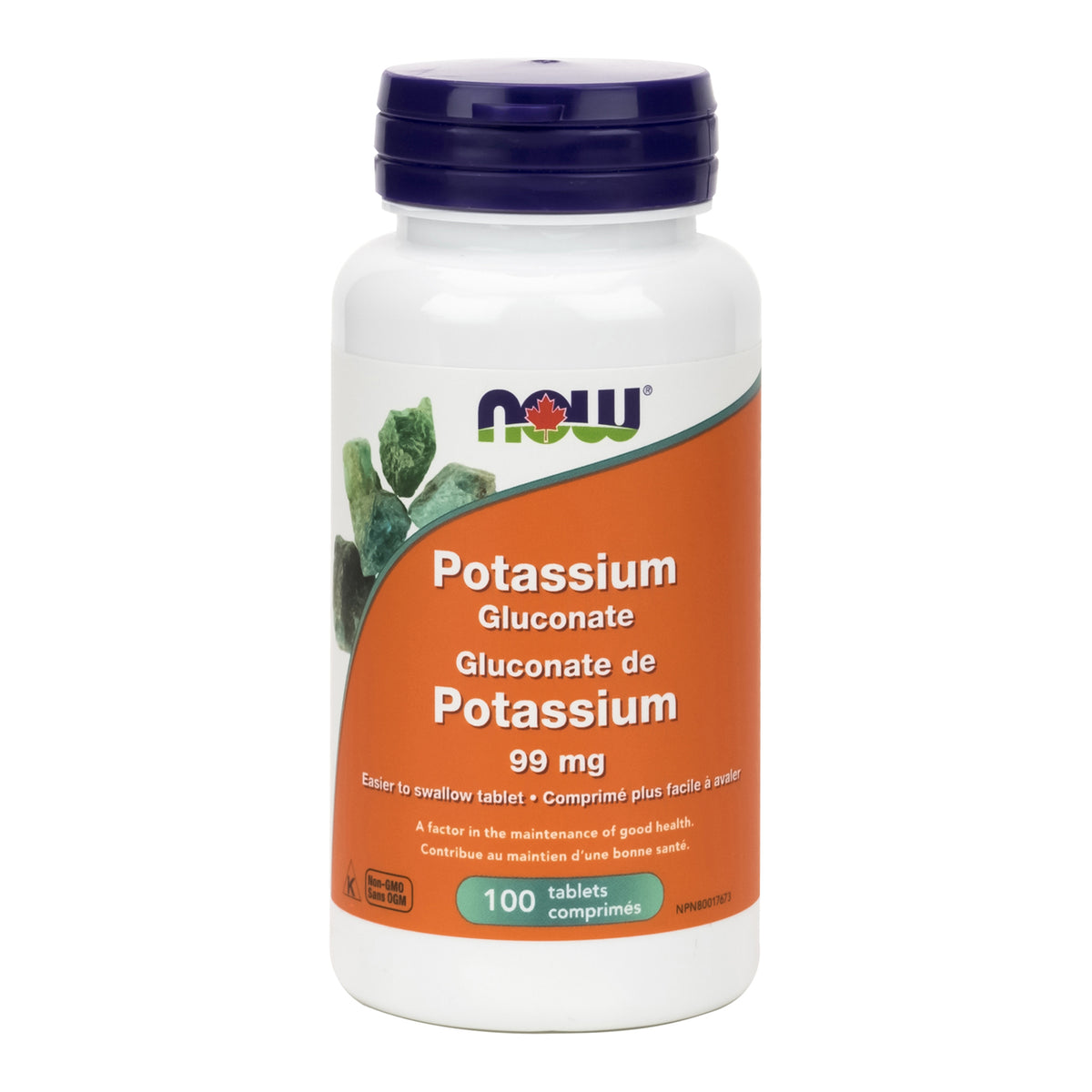 NOW Potassium Gluconate (99 mg Tablets)