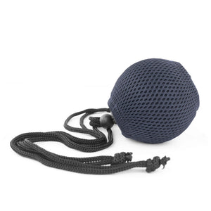 Acufit Massage Ball in its Mesh Sack with Rope