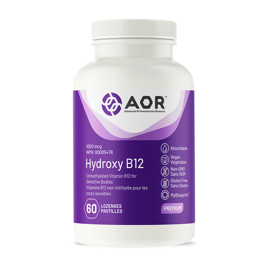 AOR Hydroxy B12 (1000 mcg Vitamin B12 Lozenges)