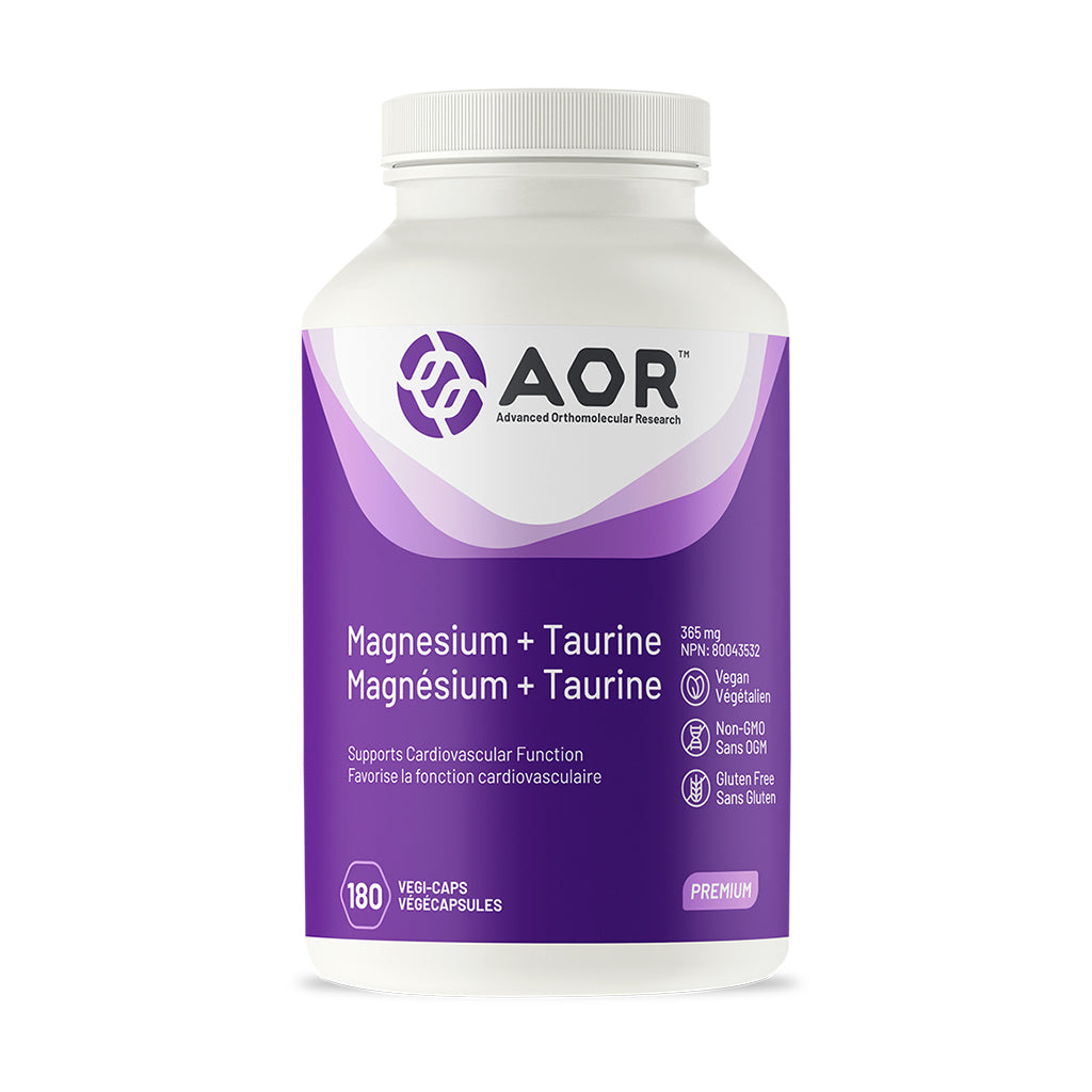 AOR Magnesium + Taurine Capsules (Magnesium Taurate)