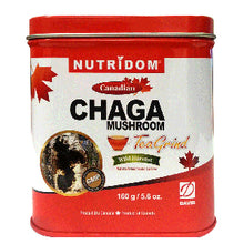 Nutridom Canadian Chaga Mushroom tea grind