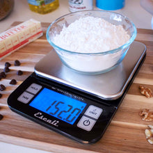 Escali Nutro Digital Scale in use