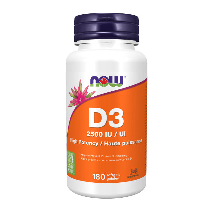NOW Vitamin D3, 2500 IU