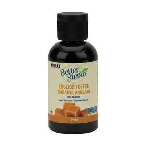 NOW Better Stevia, 60ml English Toffee Flavour