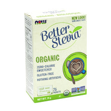 Box of NOW Organic Better Stevia Sweetener packets
