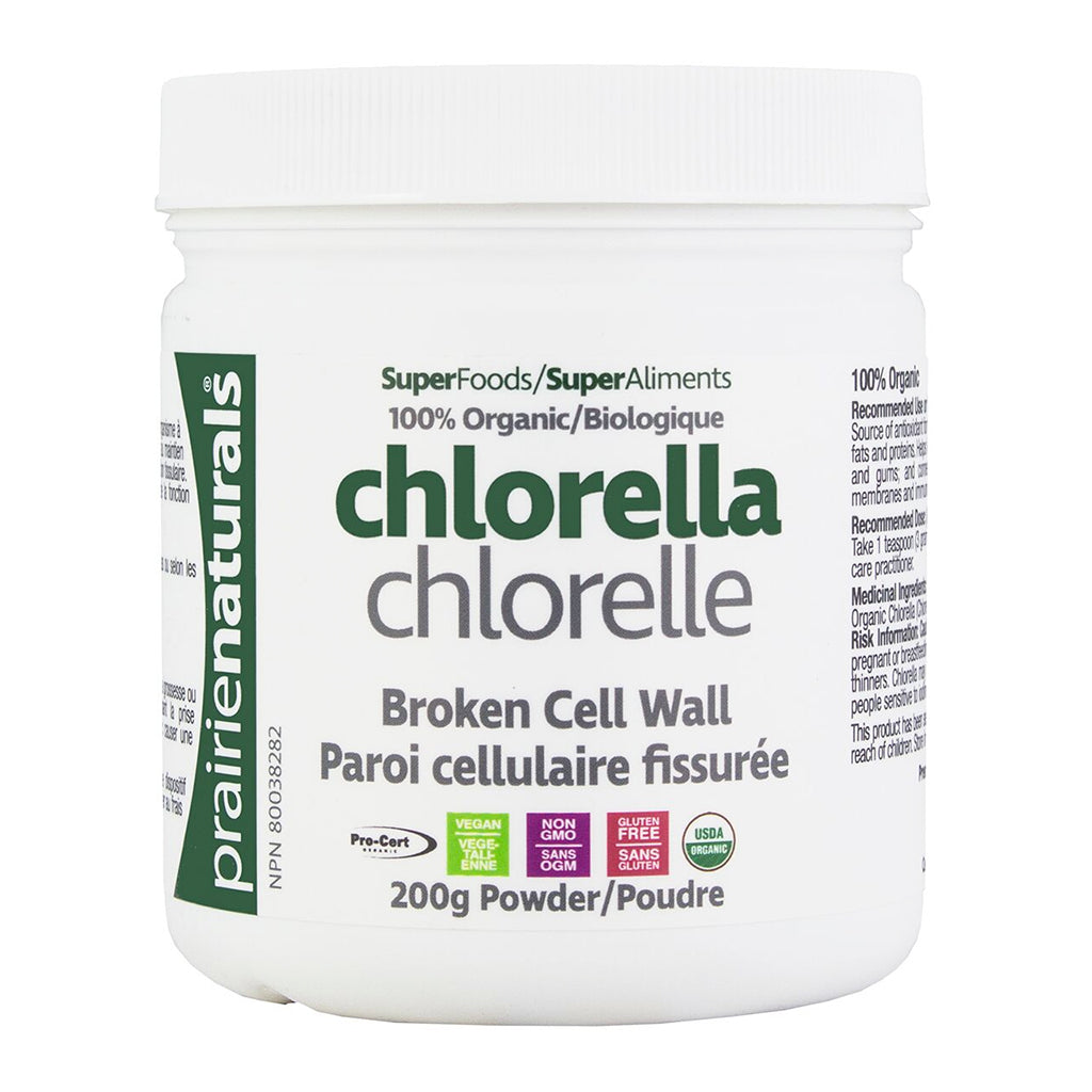 Prairie Naturals - Organic Chlorella Powder (Broken Cell Wall)