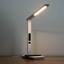 Theralite Radiance in use as a desk lamp