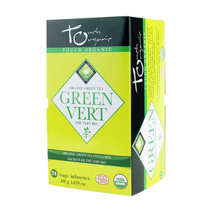 Touch Organic Green Tea Bags, box of 24