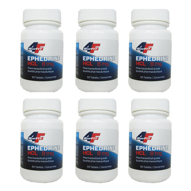 4Everfit Ephedrine HCl - group of 6 bottles