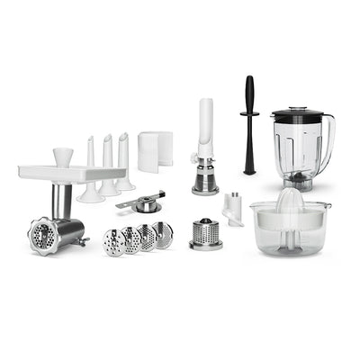 Ankarsrum Deluxe Accessory Package in its Entirety