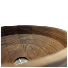 top view of KoMo Fidibus Classic Grain Mill with Walnut housing