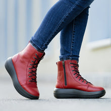 kybun Red Arosas on feet