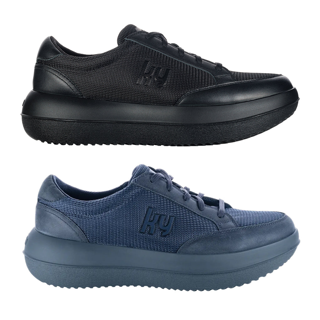 outer sides of kybun Burgdorf Black and Blue