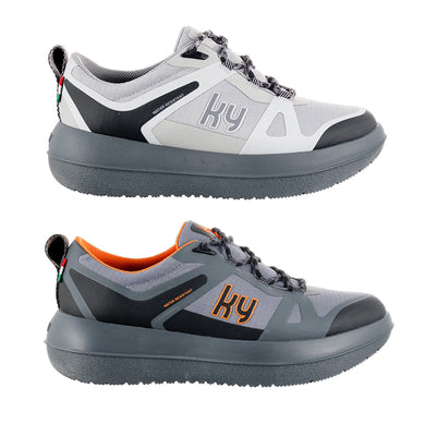 kybun Flims, Women's Grey and Men's Dark-Grey