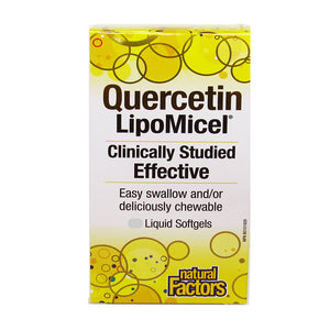 Natural Factors - Quercetin LipoMicel (10x More Absorbable) AvivaHealth.com Natural Factors - Quercetin LipoMicel (10x More Absorbable) AvivaHealth.com