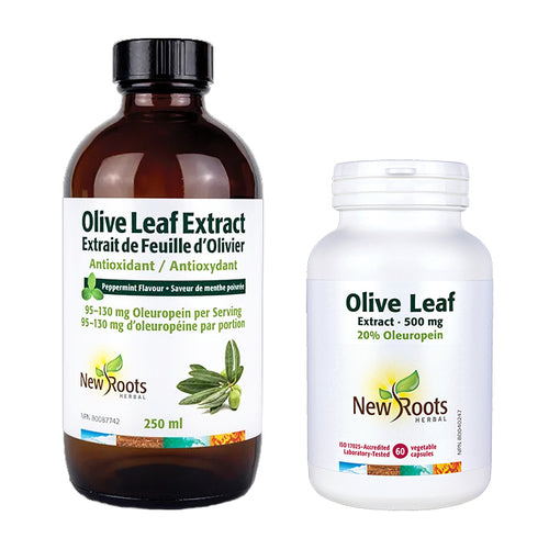 New Roots Olive Leaf Extract - 2 forms