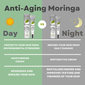 Anti-Aging Day vs Night Cream functions