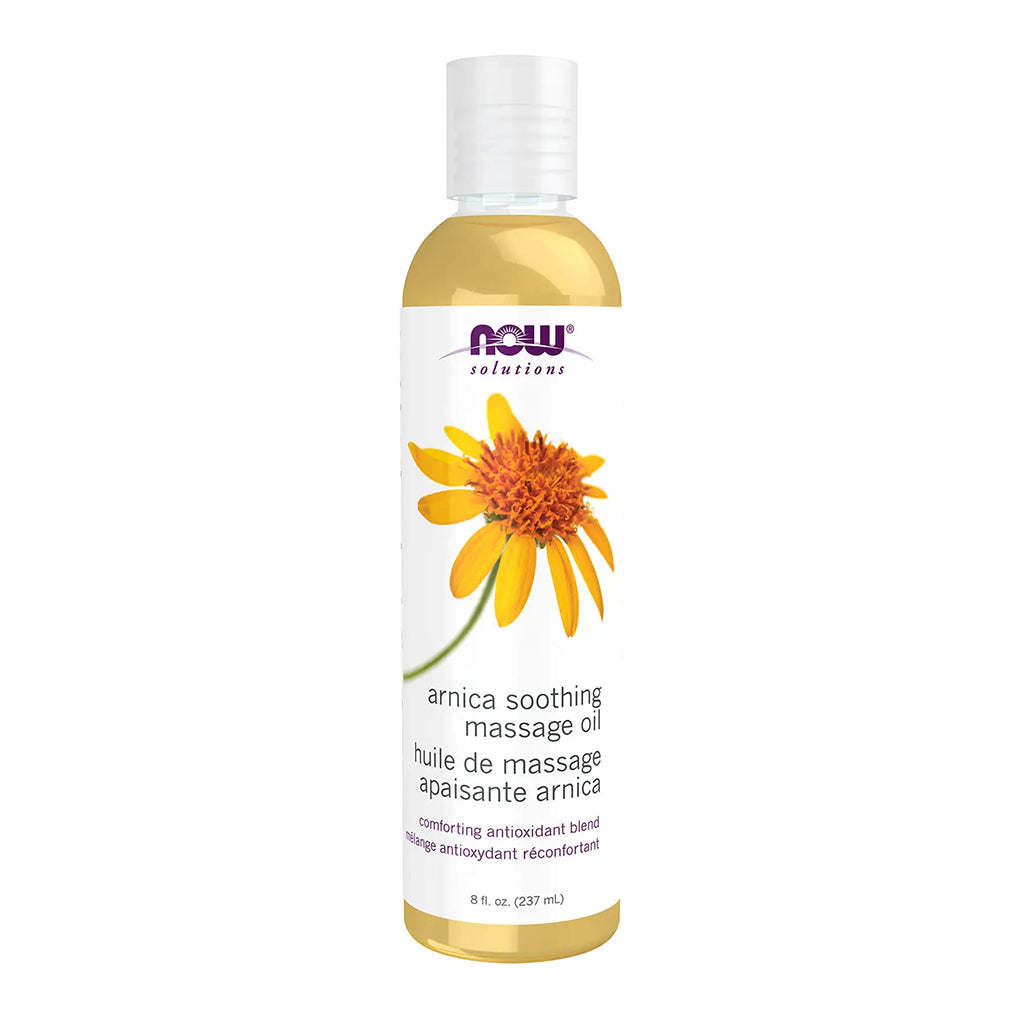 NOW Arnica Soothing Massage Oil, 237ml