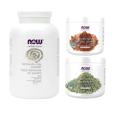 NOW Clay Powders - 3 types