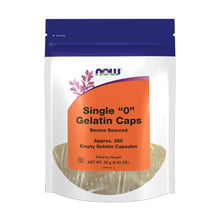 NOW empty gelatin capsules, alternate packaging