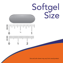 Size of NOW Liposomal Vitamin C capsule