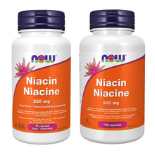 NOW Niacin capsules - two types