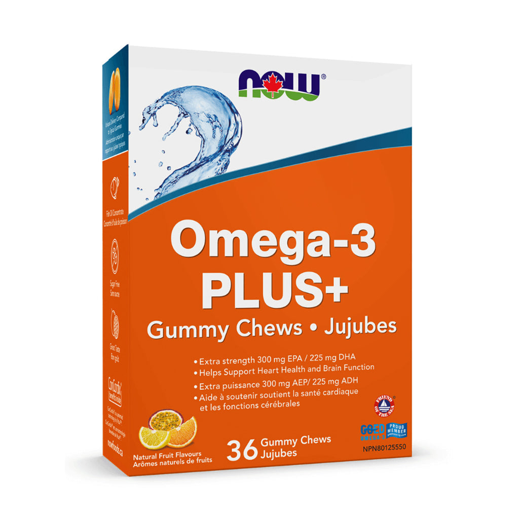 NOW - Omega-3 PLUS+ Gummy Chews – AvivaHealth.com