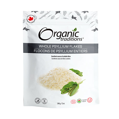 Organic Traditions - Organic Whole Psyllium Husks (Flakes)