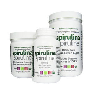 Prairie Naturals Organic Spirulina options
