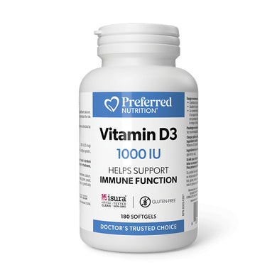 Preferred Nutrition Vitamin D3, new label style