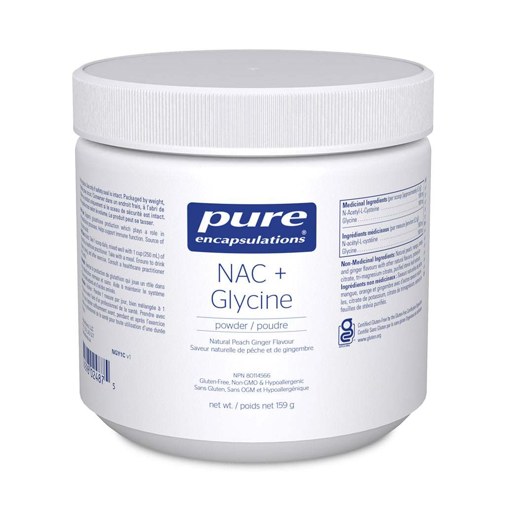 Pure Nac Pure Encapsulations - NAC + Glycine (GlyNAC Powder) – AvivaHealth.com