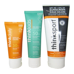 Think Mineral Sunscreens (3 types)