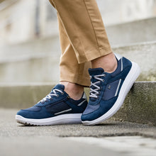 kybun Rolle Navy being worn