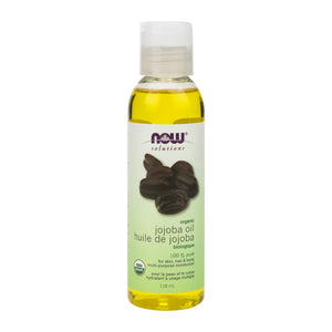 118ml Bottle of NOW Certified Organic Jojoba Oil