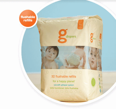 gDiapers - Flushable Diaper Refills (M/L Size)