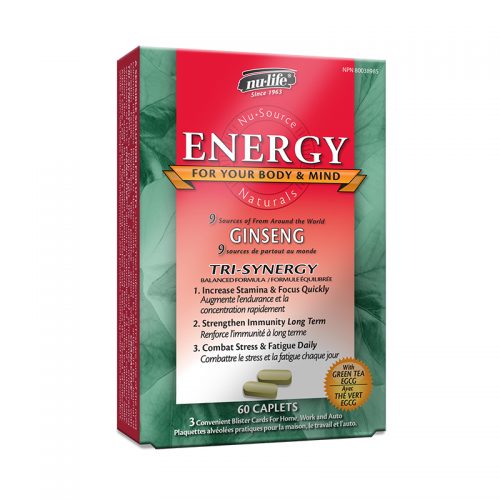 Nu-Life Energy, 60 caplet box