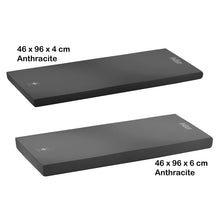 96cm long kybun mats in Anthracite in 4cm and 6cm depths