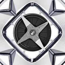 Close-up of blades in base of 64oz Ascent series container
