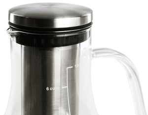 Arctic Cold Brew System sealing lid on top and filter inside