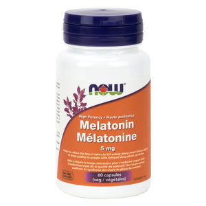 NOW Melatonin Capsules (5 mg strength)